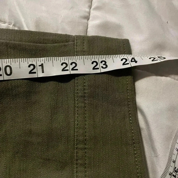 J Crew Utility Jacket Olive Green NWT Women’s Size XL Cotton Blend Zip Up - Picture 8 of 12